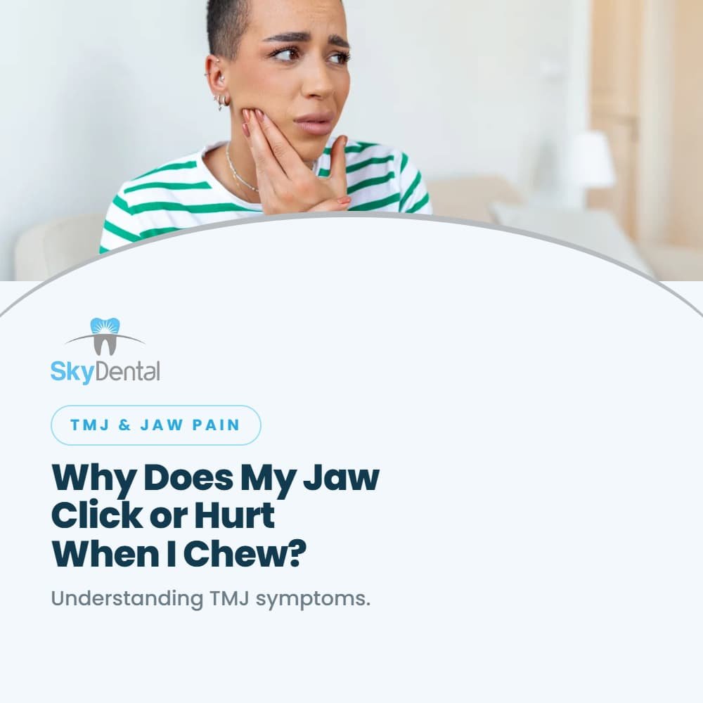 Why Does My Jaw Click or Hurt When I Chew?